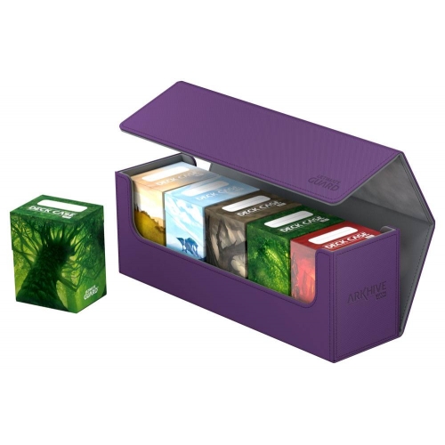 Ultimate Guard - Boîte pour cartes Arkhive 400+ taille standard XenoSkin™ Violet