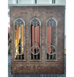 House of the Dragon - Maquette Book Nook Tiny Adventures Iron Throne 23 cm