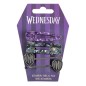 Wednesday - Pack 4 accessoires pour cheveux Pruple & Black