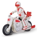 Toy Story 4 - Figurine à friction Duke Caboom avec sa moto 10 cm