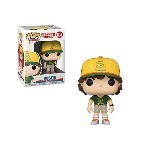 Stranger Things - Figurine POP! Dustin (At Camp) 9 cm