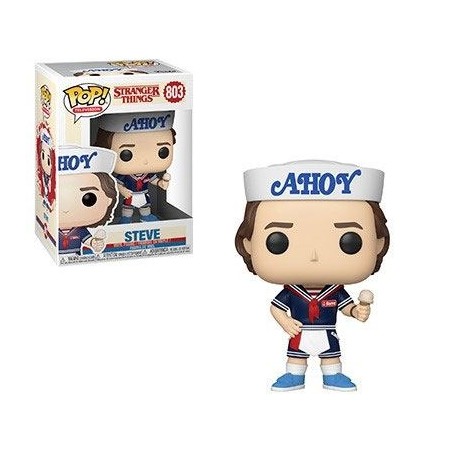 Stranger Things - POP! TV Vinyl figurine Steve with Hat and Ice Cream 9 cm