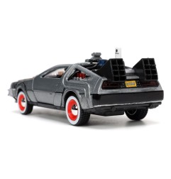 Retour vers le Futur III - Réplique métal 1/32 DeLorean Time Machine Free Rolling