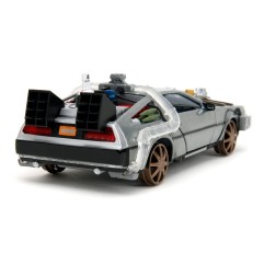 Retour vers le Futur III - Réplique métal 1/24 DeLorean Time Machine Railroad Wheels