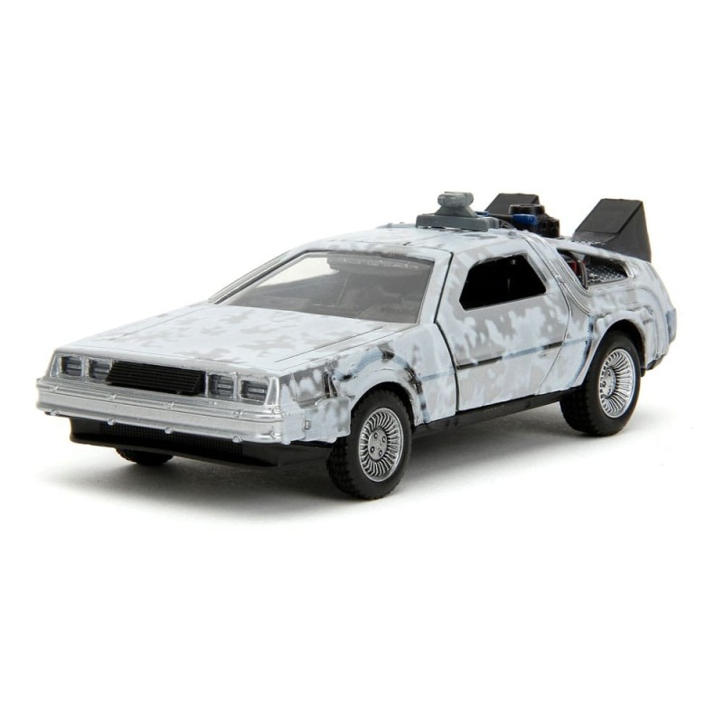 Retour vers le futur - Retour vers le Futur DeLorean Time Machine Frost 1/32 métal Hollywood Rides
