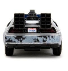 Retour vers le futur - Retour vers le Futur DeLorean Time Machine Frost 1/32 métal Hollywood Rides