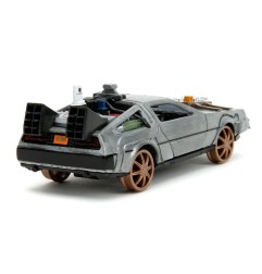 Retour vers le Futur III - Réplique métal 1/32 DeLorean Time Machine Railroad Wheels
