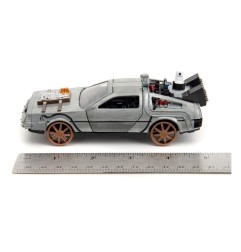Retour vers le Futur III - Réplique métal 1/32 DeLorean Time Machine Railroad Wheels