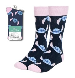 Lilo & Stitch - Chaussettes Stitch's Face Rosa 36-43