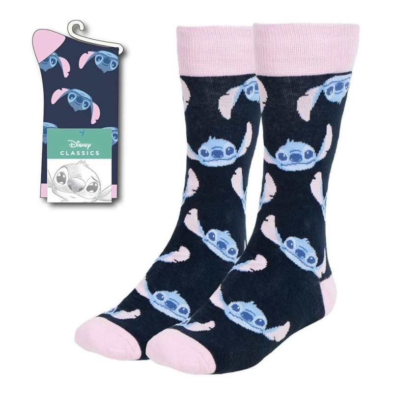 Lilo & Stitch - Chaussettes Stitch's Face Rosa 36-43