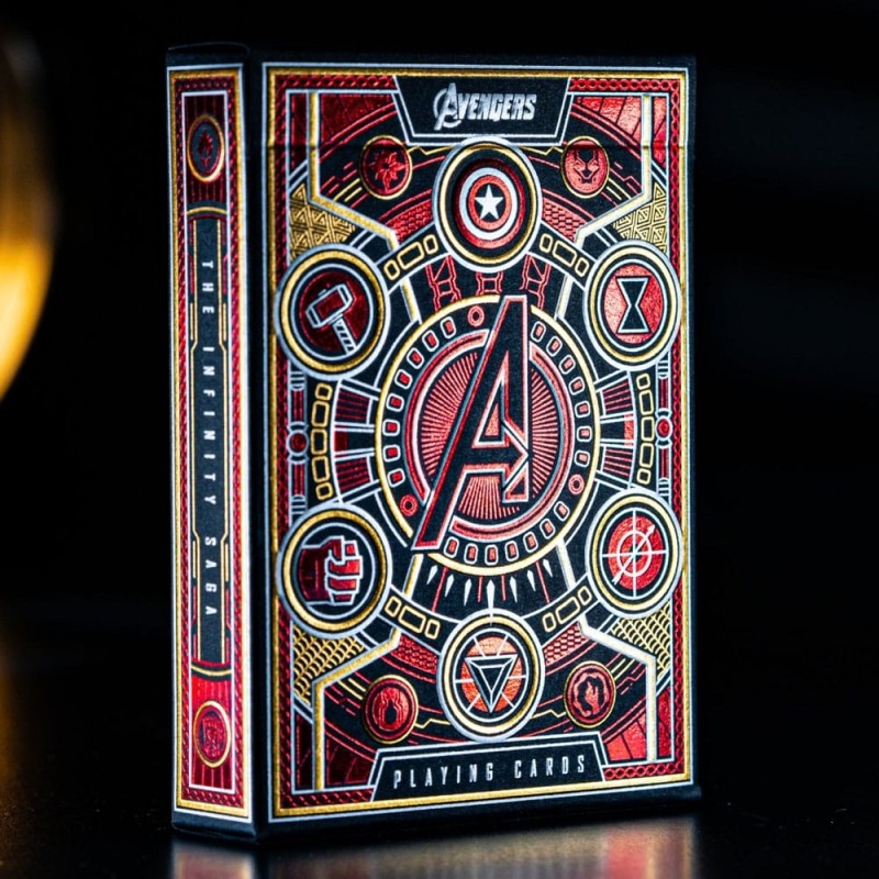 Marvel - Avengers - The Infinity Saga jeu de cartes à jouer Red Version