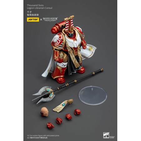 Warhammer The Horus Heresy - Figurine 1/18 Thousand Sons Legion Librarian Consut 16 cm