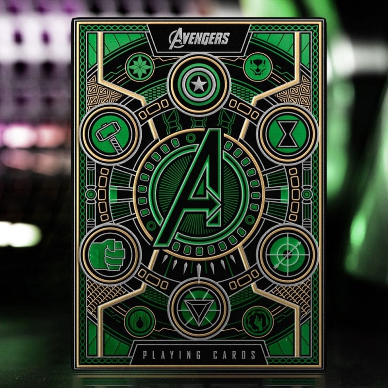 Marvel - Avengers - The Infinity Saga jeu de cartes à jouer Green Version