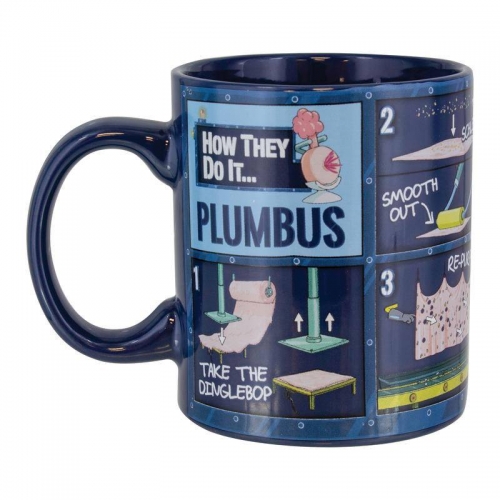Rick & Morty - Mug effet thermique Plumbus Instruction