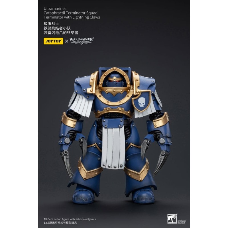 Warhammer The Horus Heresy - Figurine 1/18 Ultramarines Cataphractii Terminator Squad Terminator with Lightning Claws 14 cm Warhammer The Horus Heresy - Figurine 1/18 Ultramarines Cataphractii Terminator Squad Terminator with Lightning Claws 14 cm