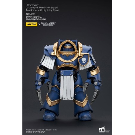 Warhammer The Horus Heresy - Figurine 1/18 Ultramarines Cataphractii Terminator Squad Terminator with Lightning Claws 14 cm