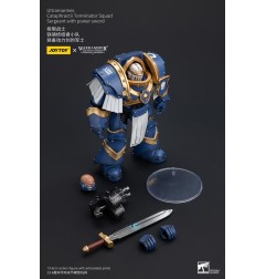 Warhammer The Horus Heresy - Figurine 1/18 Ultramarines Cataphractii Terminator Squad Sergeant with Power Sword 14 cm