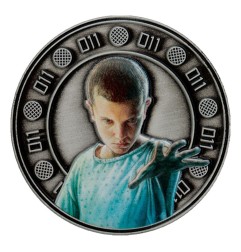 Stranger Things - Pièce de collection Eleven & Hopper 4 cm