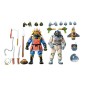 Tortues Ninja - (Cartoon) pack 2 figurines Space Adventure & Samurai Turtles 18 cm