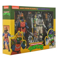 Tortues Ninja - (Cartoon) pack 2 figurines Space Adventure & Samurai Turtles 18 cm