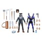 Tortues Ninja - (Cartoon) pack 2 figurines Business Suit Casey Jones & Split Foot Soldier 18 cm