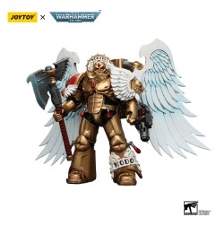 Warhammer 40k - Figurine 1/18 Blood Angels Sanguinary Guard avec Encarmine Axe et Inferno Pistol 12 cm