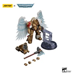 Warhammer 40k - Figurine 1/18 Blood Angels Sanguinary Guard avec Encarmine Axe et Inferno Pistol 12 cm