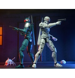 Tortues Ninja - (The Last Ronin) pack 2 figurines Synja Robots 18 cm