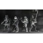 Universal Monsters X Teenage Mutant Ninja Turtles - Pack 4 figurines Turtles Black & White 18 cm Universal Monsters X Teenage Mutant Ninja Turtles - Pack 4 figurines Turtles Black & White 18 cm