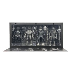 Universal Monsters X Teenage Mutant Ninja Turtles - Pack 4 figurines Turtles Black & White 18 cm