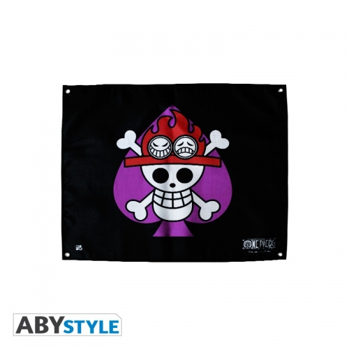 ONE PIECE - Drapeau Ace (50x60)