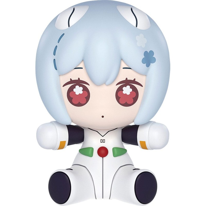 Evangelion - Neon Genesis : Rebuild of  figurine Chibi Huggy Good Smile Rei Ayanami: Plugsuit Ver. 7 cm