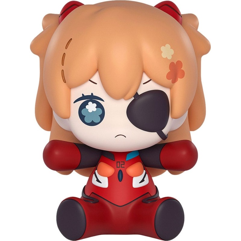 Evangelion - Neon Genesis : Rebuild of  figurine Chibi Huggy Good Smile Asuka Shikinami Langley: Eye Patch Ver. 7 cm
