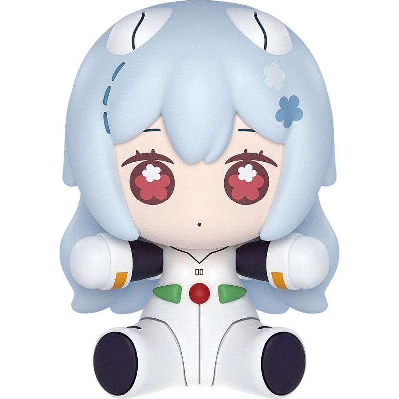 Evangelion - Neon Genesis : Rebuild of  figurine Chibi Huggy Good Smile Rei Ayanami: Long Hair Ver. 7 cm