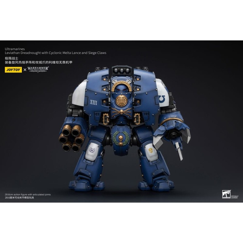 Warhammer - The Horus Heresy figurine 1/18 Ultramarines Leviathan Dreadnought with Cyclonic Melta Lance And Siege Claws 29 cm