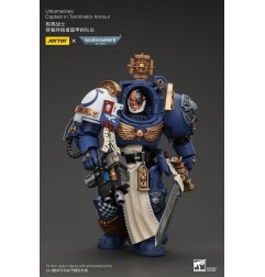 Warhammer 40k - Figurine 1/18 Ultramarines Captain In Terminator Armour 14 cm