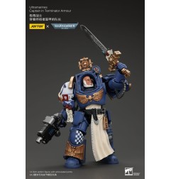Warhammer 40k - Figurine 1/18 Ultramarines Captain In Terminator Armour 14 cm