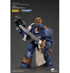 Warhammer - 40k figurine 1/18 Ultramarines Captain In Terminator Armour 14 cm