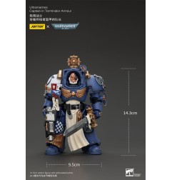 Warhammer - 40k figurine 1/18 Ultramarines Captain In Terminator Armour 14 cm