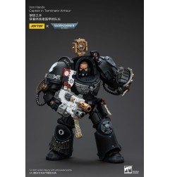 Warhammer 40k - Figurine 1/18 Iron Hands Captain in Terminator Armour 14 cm