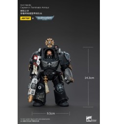 Warhammer 40k - Figurine 1/18 Iron Hands Captain in Terminator Armour 14 cm