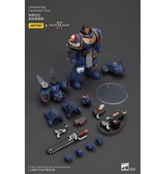 Warhammer 40k - Figurine 1/18 Uitramarines Lieutenant Titus 13 cm