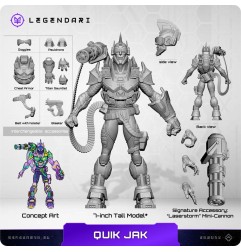 Legendari - Figurine 1/10 Quik Jak 18 cm