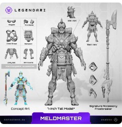 Legendari - Figurine 1/10 Meld Master 18 cm