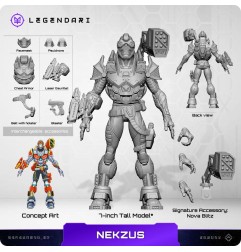 Legendari - Figurine 1/10 Nekzus 18 cm