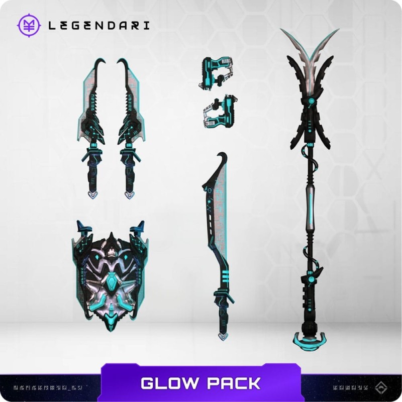 Legendari - Accessoires Glow Weapons Pack
