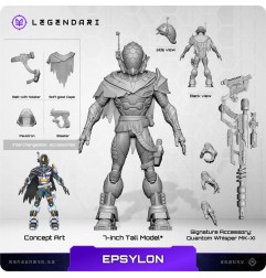 Legendari - Figurine 1/10 Epsylon 18 cm