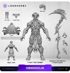Legendari - Figurine 1/10 Obsidious 18 cm