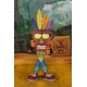 Crash Bandicoot - Figurine Ultra Deluxe Crash avec masque Aku Aku 14 cm