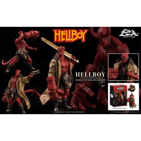 Hellboy - Figurine 1/12 Hellboy 30th Anniversary Edition 19 cm